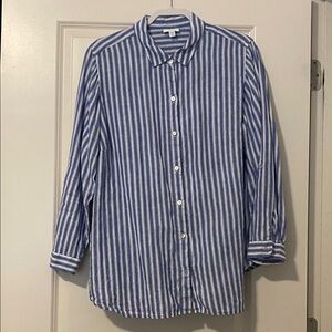 J. Jill Love Linen Striped Linen Shirt